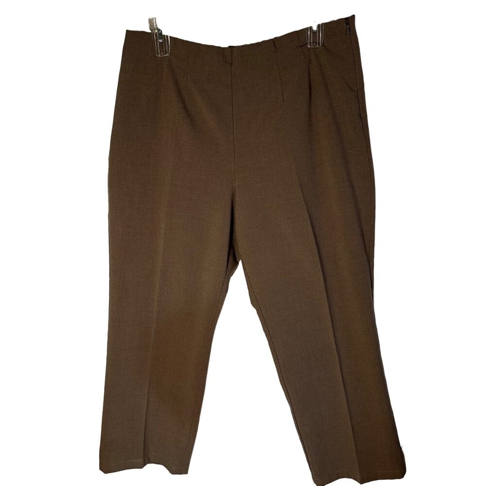212 Collection Stretch Pants Size 18 Average Tan Women's Business Casual